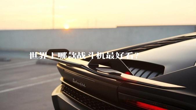 世界上哪款战斗机最好看？